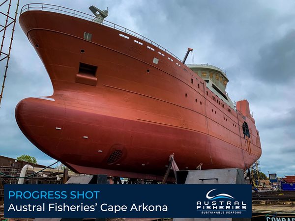 Austral Fisheries Cape Arkona Build Milestone