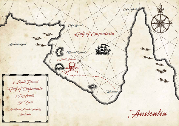 Skull Island Map - Austral Fisheries