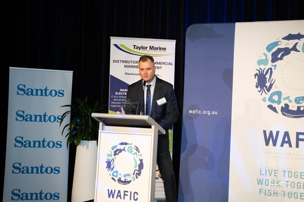 Austral Fisheries Dylan Skinns Accepting Environment Award